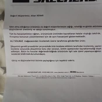 Skechers Ayakkabı Açıldı Taban Çökme Yaptı