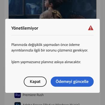 Adobe Photoshop Faturalandırma Ve Üyelik İptali