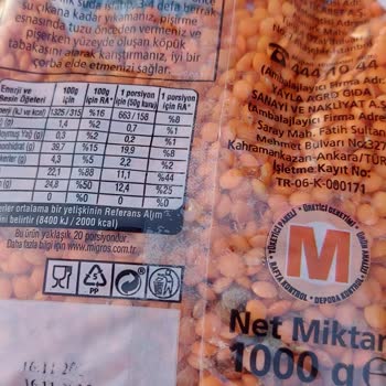 Migros Ve Yayla'dan Küflü Mercimek Hayal Kırıklığı