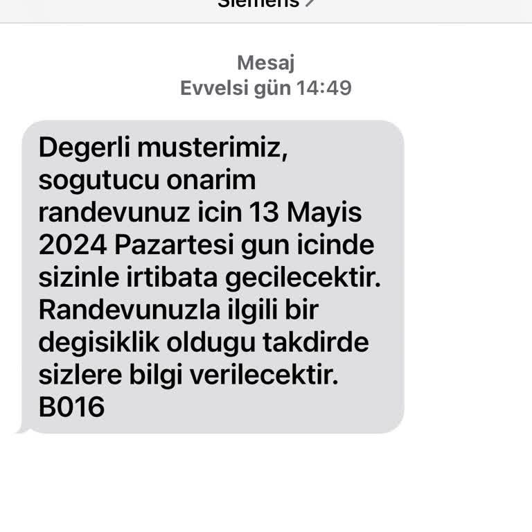 Bosch Buzdolabı Arızası İçin Servis İlgisizliği