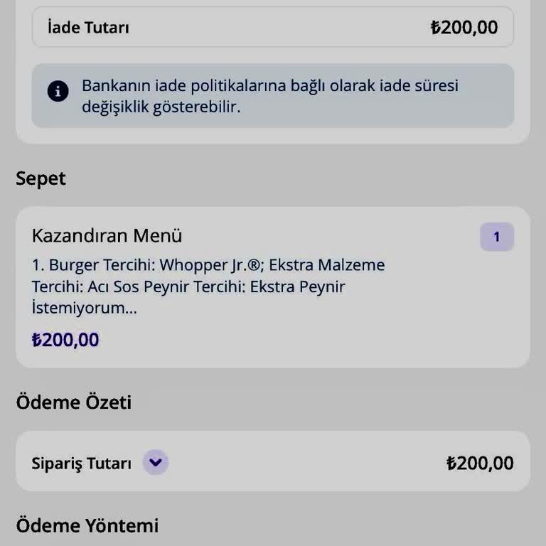 Getir Yemek Siparişimi 2 Saat Sonra İptal Ettiler