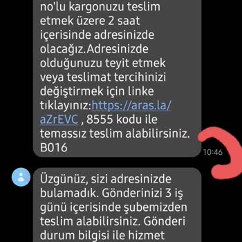 Aras Kargo Siparişleri Eve Getirmiyor