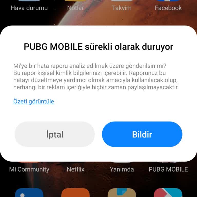Xiaomi PUBG Mobil Yardımcı Olur Musunuz