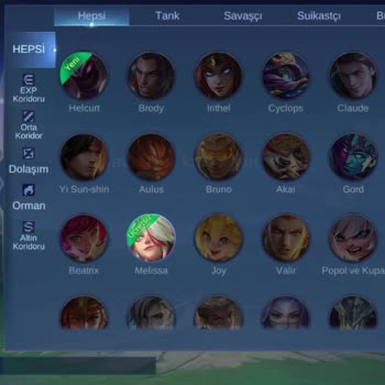 Mobile Legends Herolar Bloke Olmuştur Uyarısı Alıyorum