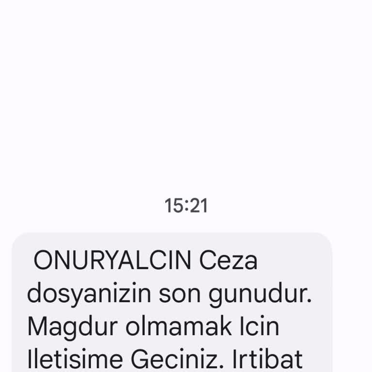 Güven Hukuk (Sms) Atom Yazılım Mesajı