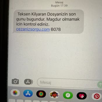 I.KOCADEMIR (SMS) İstenmeyen SMS Mesajları Ve Güvenlik Uyarısı