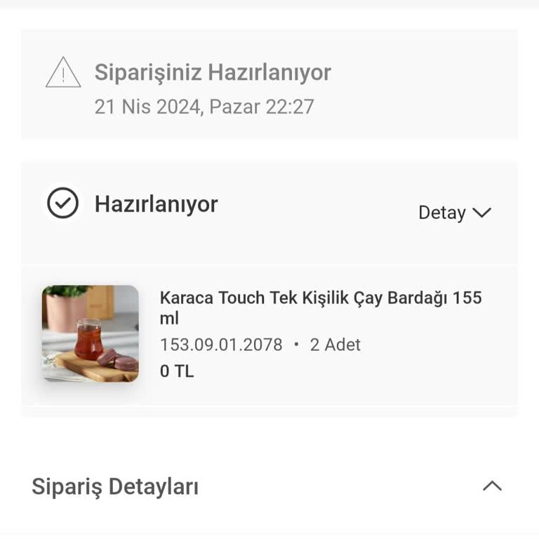 Karaca Züccaciye Karaca Ürünümü Göndermiyor