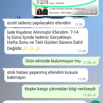 Hepsimoda 1 Buçuk Aydır Para İademi Yapmıyor.
