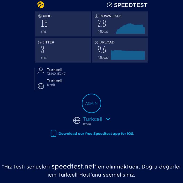 Turkcell İnternet Hızı Yavaşlığı