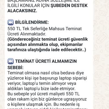 Asılsız İş İlanı Evde Müşteri Temsilcisi Ajet Adı Altında