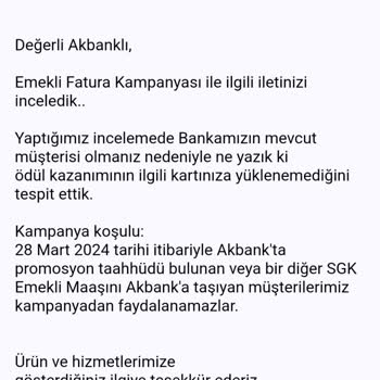 Akbank Otomatik Ödeme Talimatı Chip Para Mağduriyeti