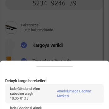 Hepsiburada Kullanılmış Ürün Gönderimi