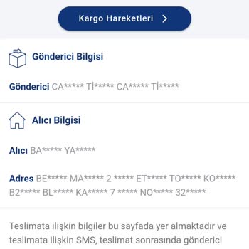 Aras Kargo Adrese Gelmeden Adres Hatalı Mesajı Geliyor