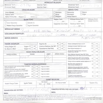 Hoover Hf 5E5D0FW-17 Bulaşık Makinesi Sürekli Hata Veriyor