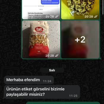 Tat Bakliyat Markasının Bozuk Ürün Arkasında Durmaması