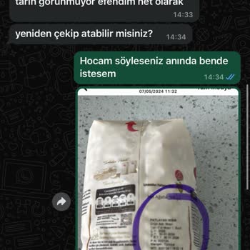 Tat Bakliyat Markasının Bozuk Ürün Arkasında Durmaması