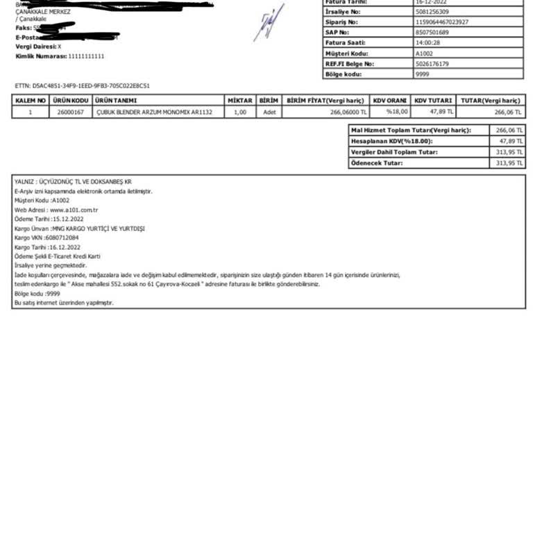 Arzum Blender Küf Oluşması