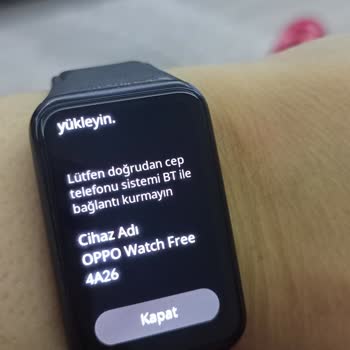 Oppo Watch Free Saat Güncelleme Gelince Kullanılmıyor