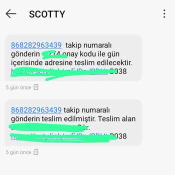 Scotty Kargo Ürün Teslim Etmiyor
