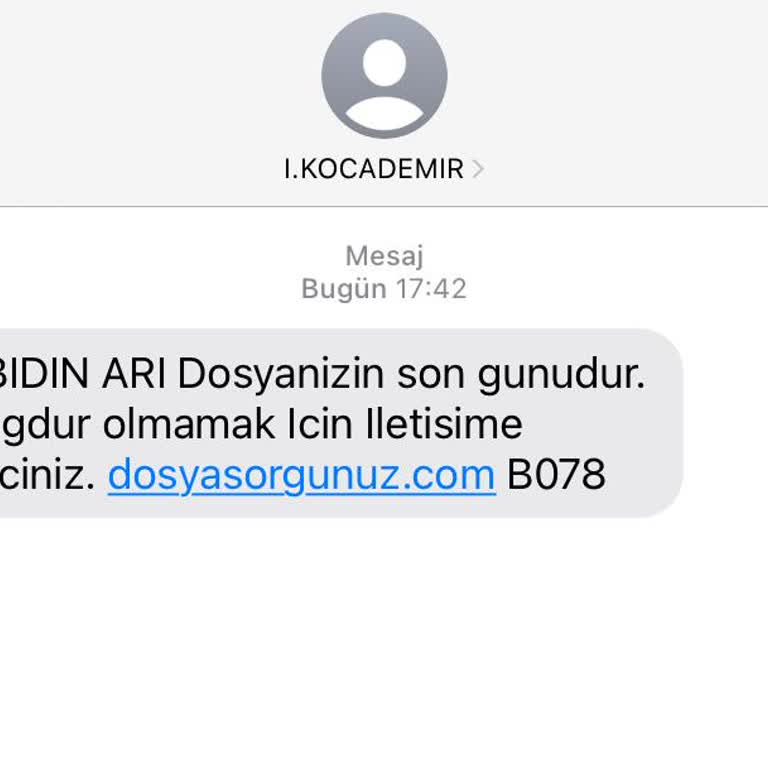I.KOCADEMIR (SMS) I. K******** (SMS)