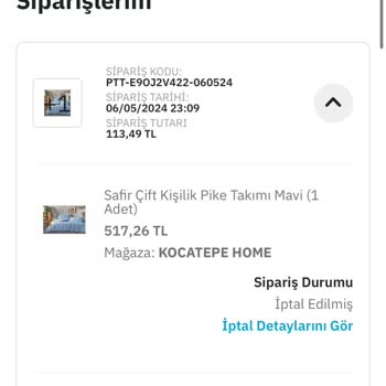 Eptt AVM Siparişimi Haksız Yere İptal Etti Mağdur Edildim