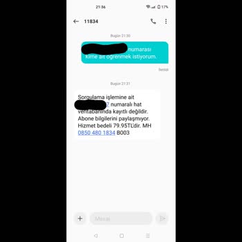11834 Uyarısız İşlem Başına 79.95 TL Ücret Alıyor