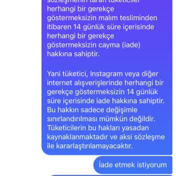 Hurremsaldiyari (İnstagram) Aldığım Şal Beklentimi Karşılamadı Ve İade Reddedildi