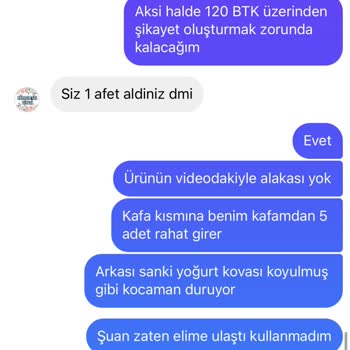 Hurremsaldiyari (İnstagram) Aldığım Şal Beklentimi Karşılamadı Ve İade Reddedildi