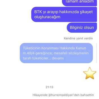 Hurremsaldiyari (İnstagram) Aldığım Şal Beklentimi Karşılamadı Ve İade Reddedildi