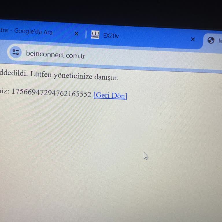Şok Net Beın Connect'e Giremiyorum