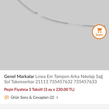 Trendyol Oto Yedek Parça Satıcısı