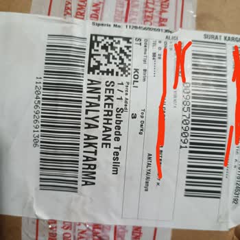 Sürat Kargo Adrese Teslim Edilmeyen Kargo