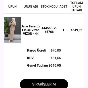 Giza Giyim Eksik Para İadesi