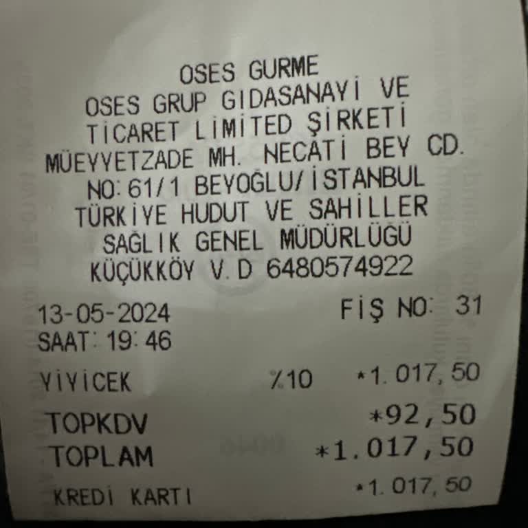 Oses Çiğköfte Oses Gurme Adam Çarpıyor