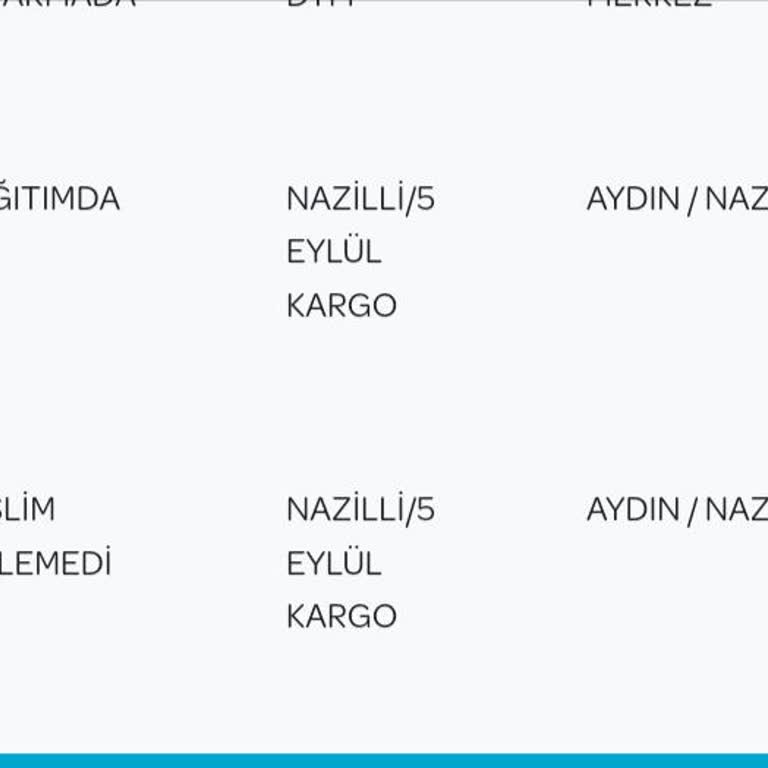 PTT Kargoyu Teslim Etmemesi