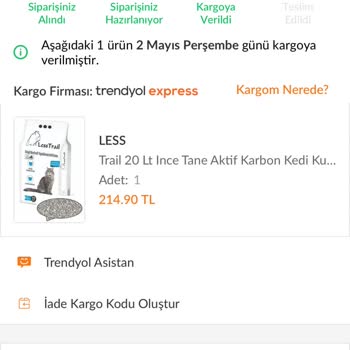 Trendyol Müşteri Asistan Yardım Etmemesi