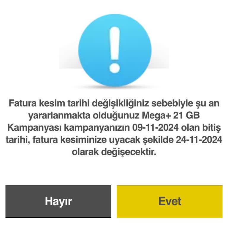 Turkcell Fatura Kesim Tarihi Değiştirememe Sorunu