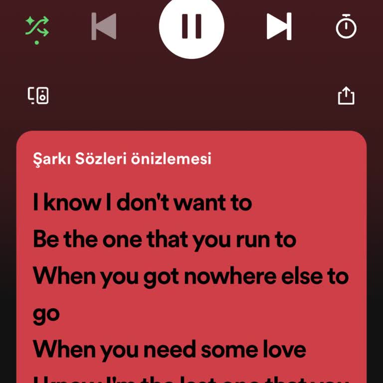 Spotify Şarkı Sözü Sınırı