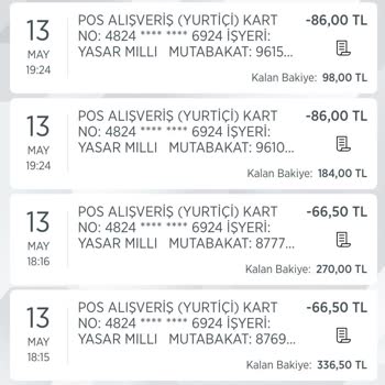 Ziraat Bankası Hesap Kartı Başarısız İşlem