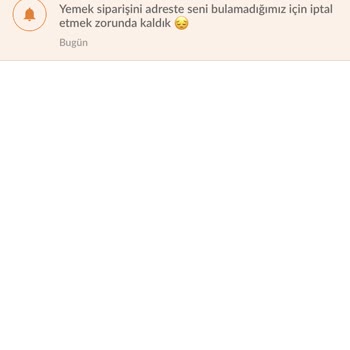 Trendyol GO Şikayet (Adreste Bulunamadı)