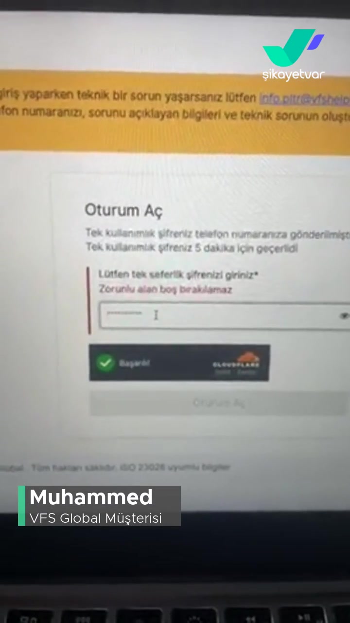 VFS Global Polonya Tek Kullanımlık Şifre Gelmiyor videonun kapak resmi