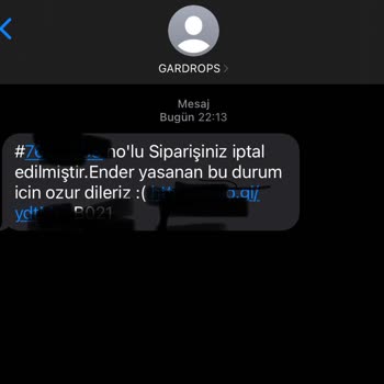 Gardrops İade Sürecinde Yaşanan Aksaklık