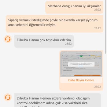 Trendyol Yemek Yemek Siparişi Veremiyorum
