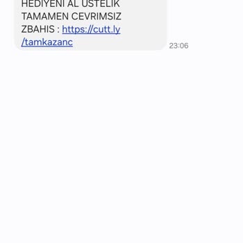 Vodafone Bahis Sitesi Mesajları