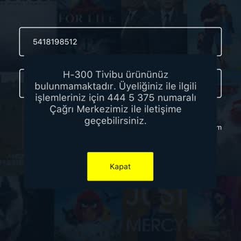 Tivibu Go H-300 Ürün Bulunamamaktadır Sorunu.