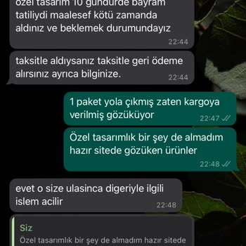 Ok Roses İsimli Firma Şikayet