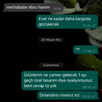 Ok Roses İsimli Firma Şikayet