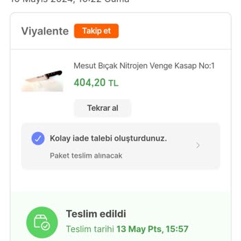 Viyalente Farklı Ürün Gönderiyorlar. Beni Online Alışverişten Soğutan Firma