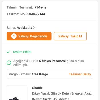 Aras Kargo Kargomu Teslim Etmedi
