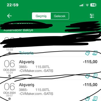 Cvmaker.com Dan Şikayet